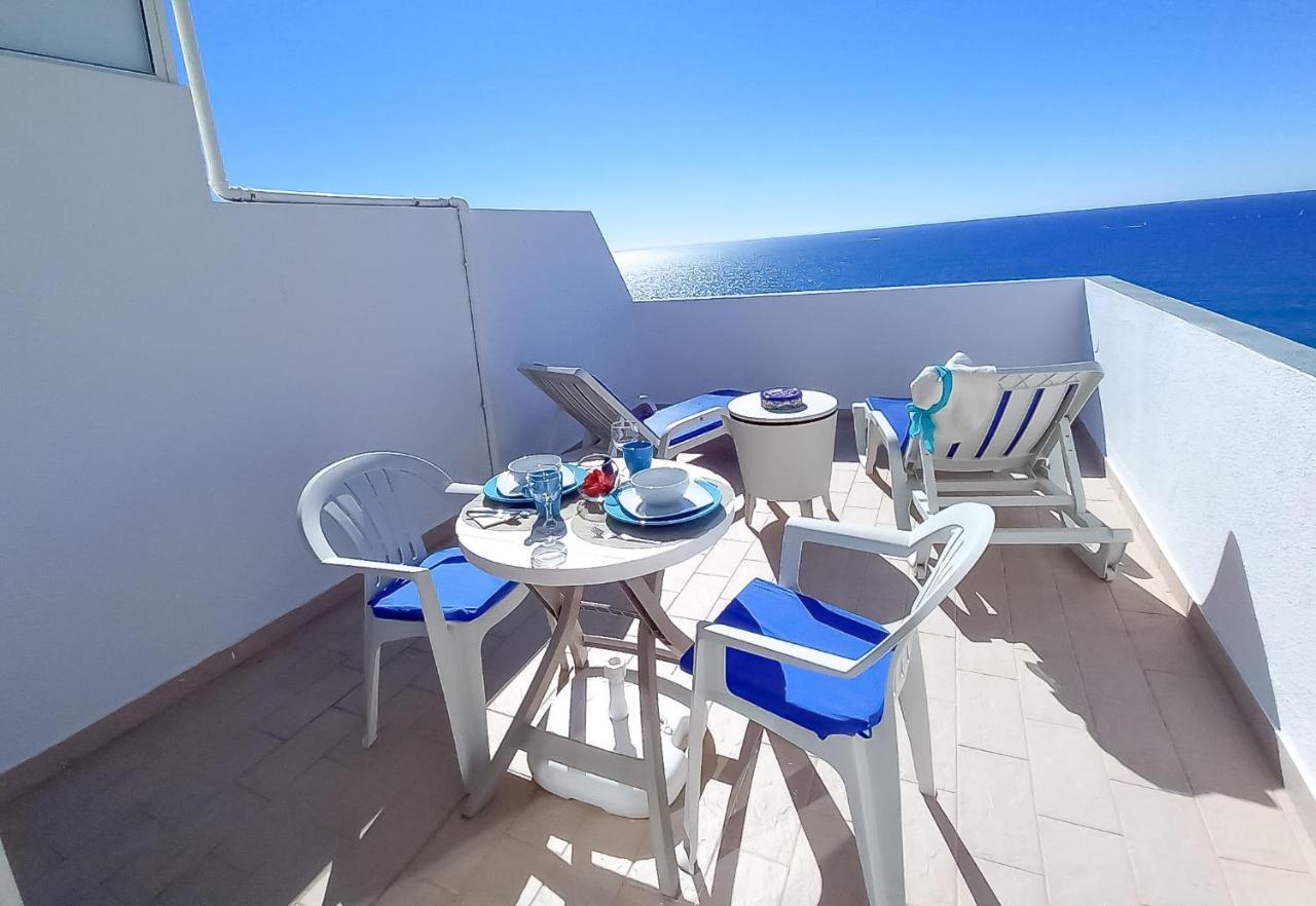 Mira Atlantico 13- Terraco Com Vista Mar E Cidade, Wifi, 80Mt Praia Quarteira Zewnętrze zdjęcie