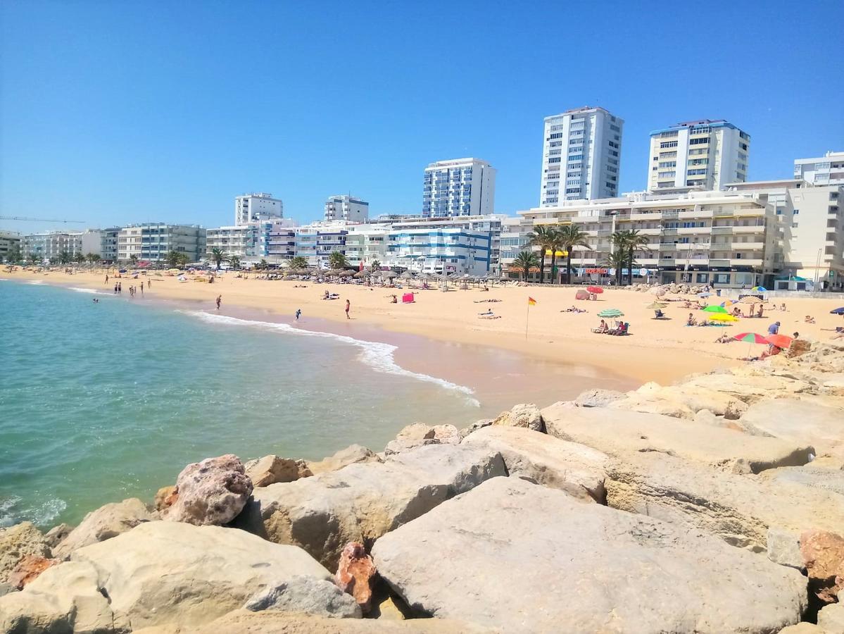 Mira Atlantico 13- Terraco Com Vista Mar E Cidade, Wifi, 80Mt Praia Quarteira Zewnętrze zdjęcie